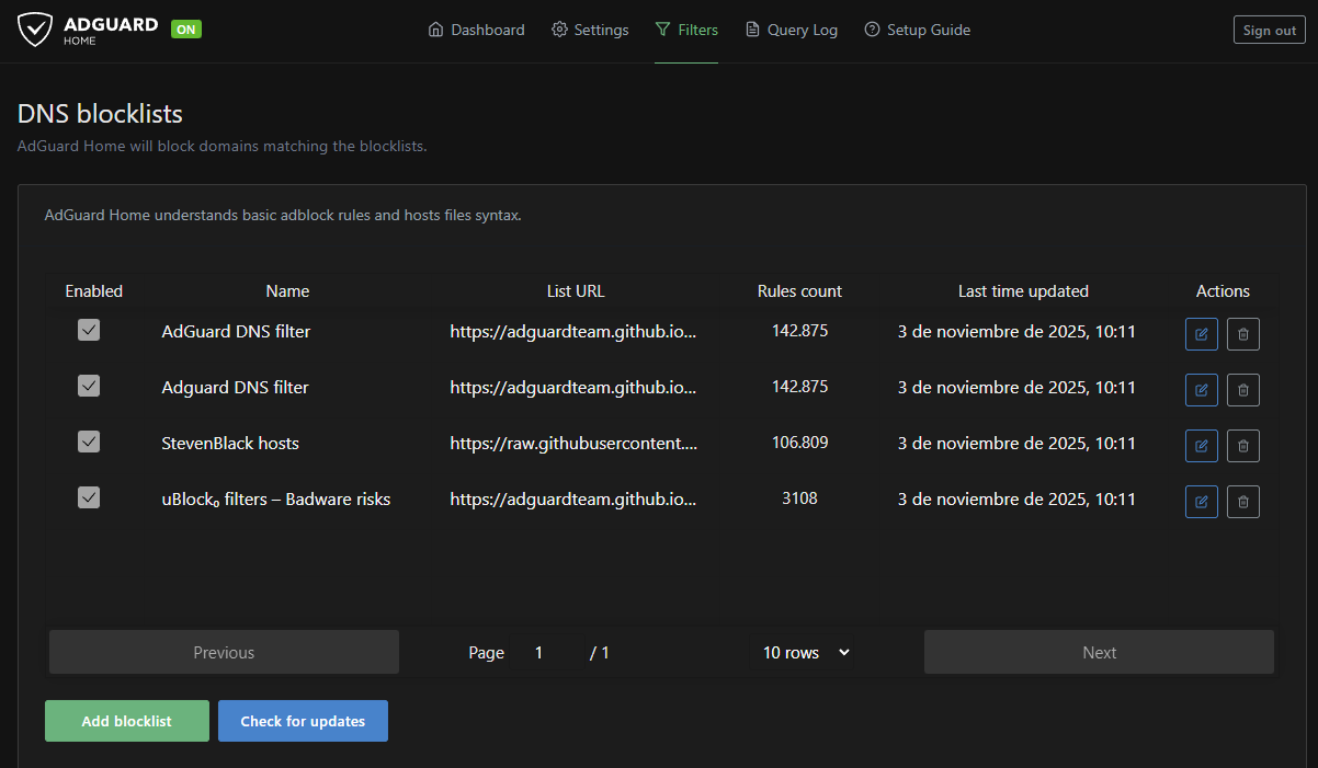Upstreams DNS