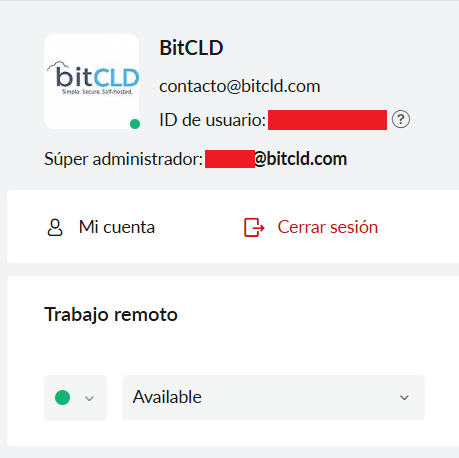 Cuenta Zoho