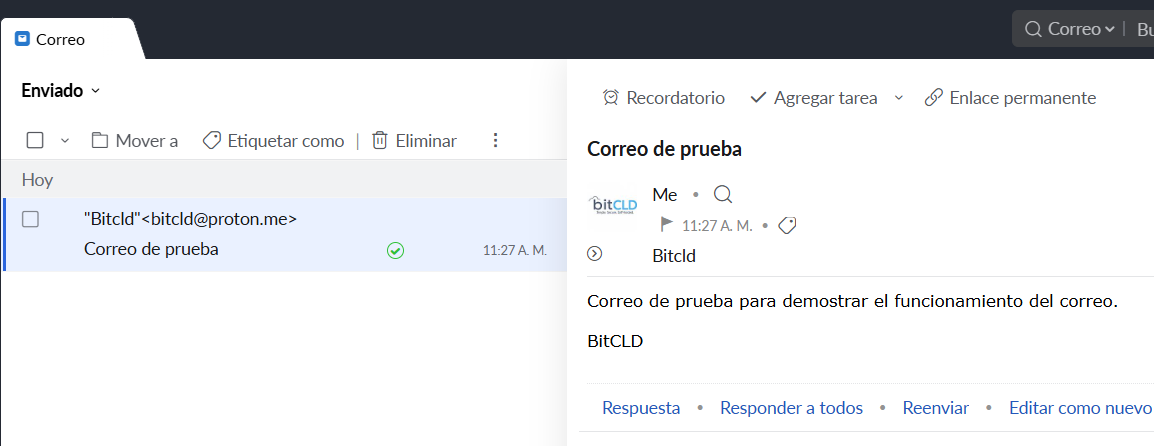 Cuenta Zoho